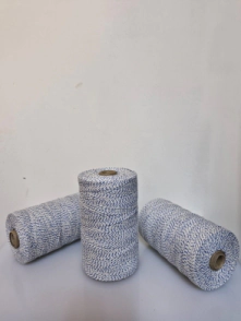 Bobina hilo Bicolor Azul/Blanco x 1/2 Kg      
