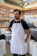 Delantal de tela Blanco      